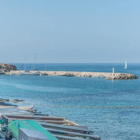 Seaside With View In The Heart Of 公寓 赫索尼索斯
